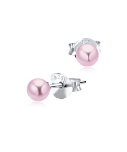 Stud Earring Plain Pearl STP-12